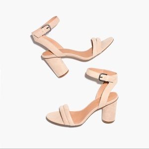 Madewell The Rosalie High Heel Beige Tan Sandals
